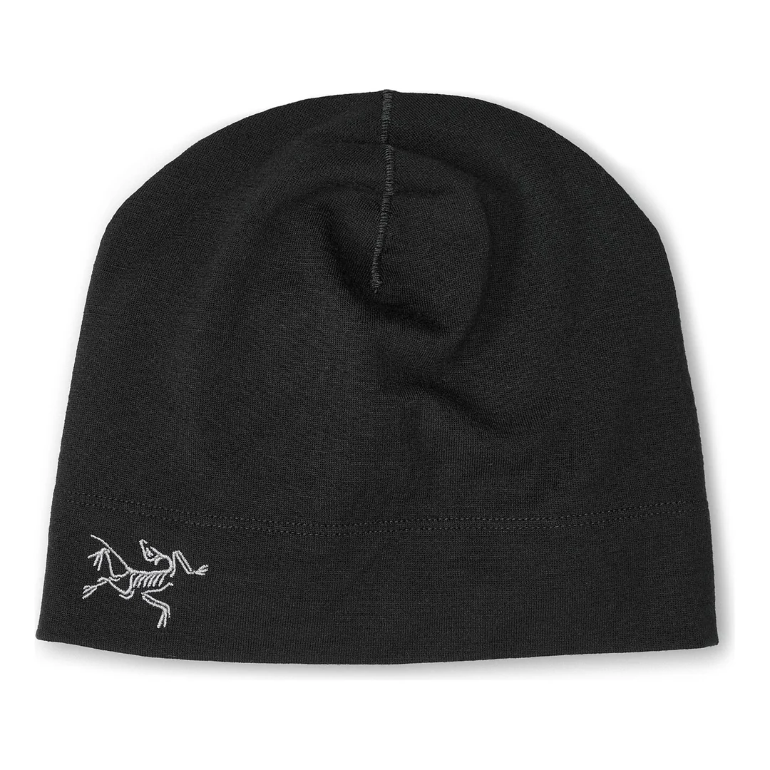 Berretto in lana leggero Rho "Black"