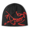 Berretto leggero a forma di Bird Head "Nero Rosso"