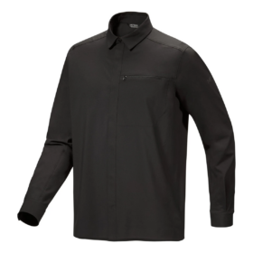 Camicia a maniche lunghe Skyline "Black"
