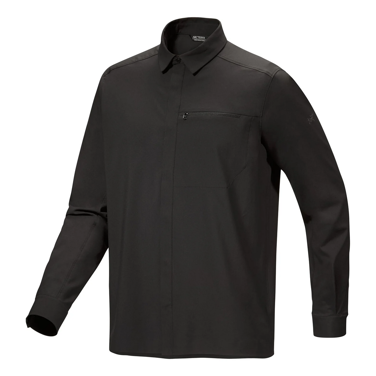 Camicia a maniche lunghe Skyline "Black"