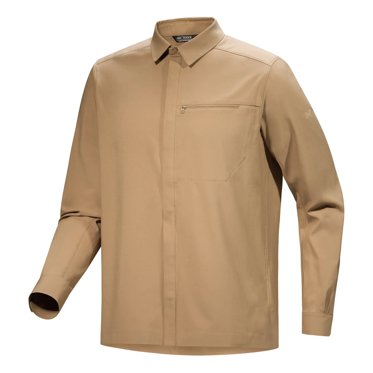 Camicia a maniche lunghe Skyline "Brown"