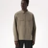 Camicia da campo a maniche lunghe da uomo