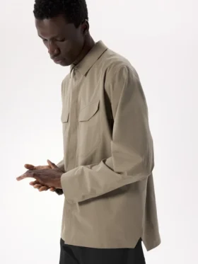 Camicia da campo a maniche lunghe da uomo