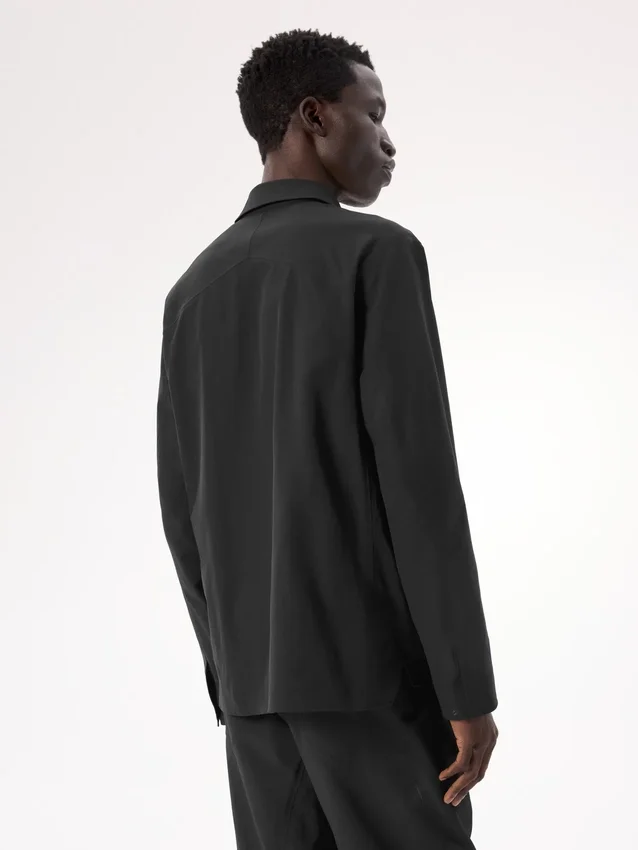 Camicia da campo a maniche lunghe da uomo