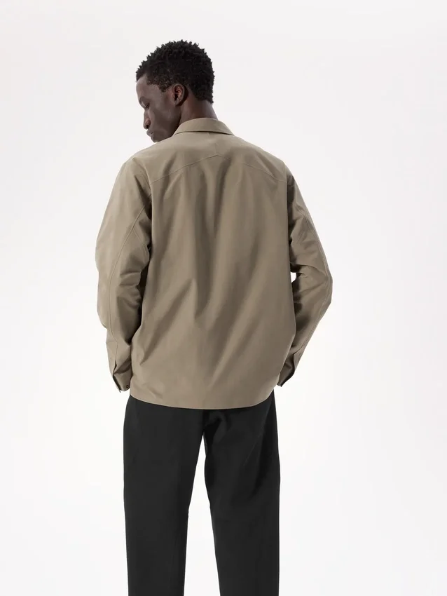 Camicia da campo a maniche lunghe da uomo