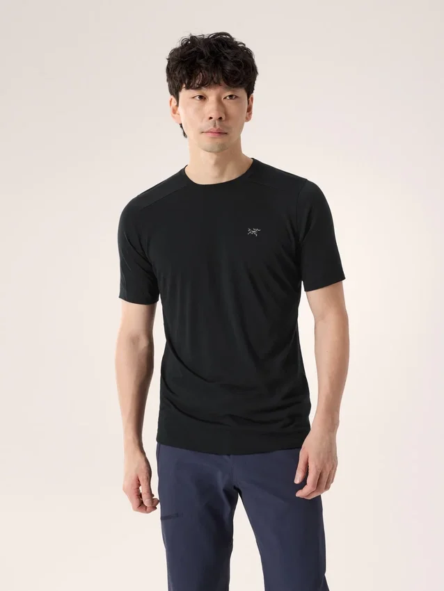 Camicia da uomo Ionia in lana merino SS