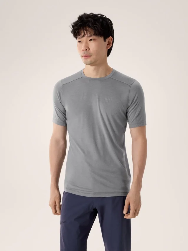 Camicia da uomo Ionia in lana merino SS