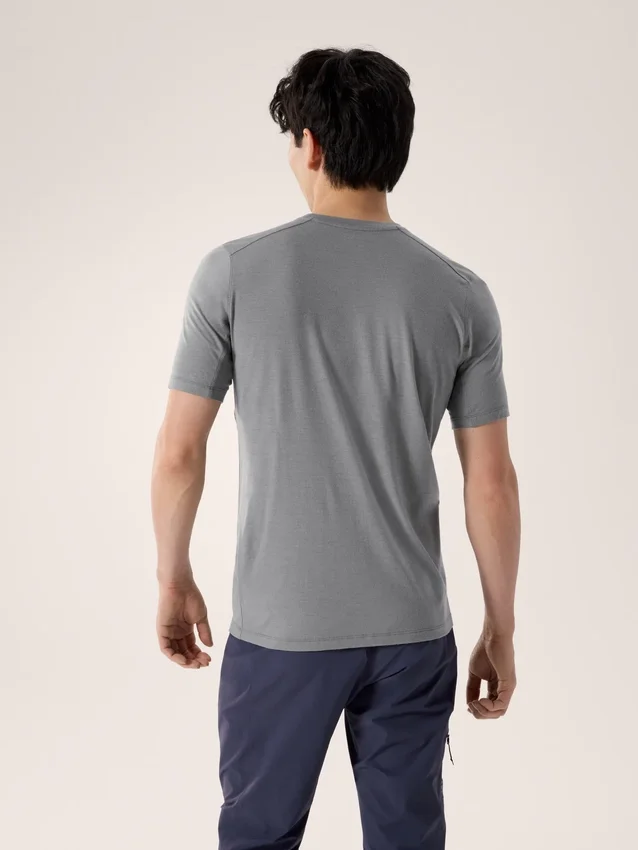 Camicia da uomo Ionia in lana merino SS