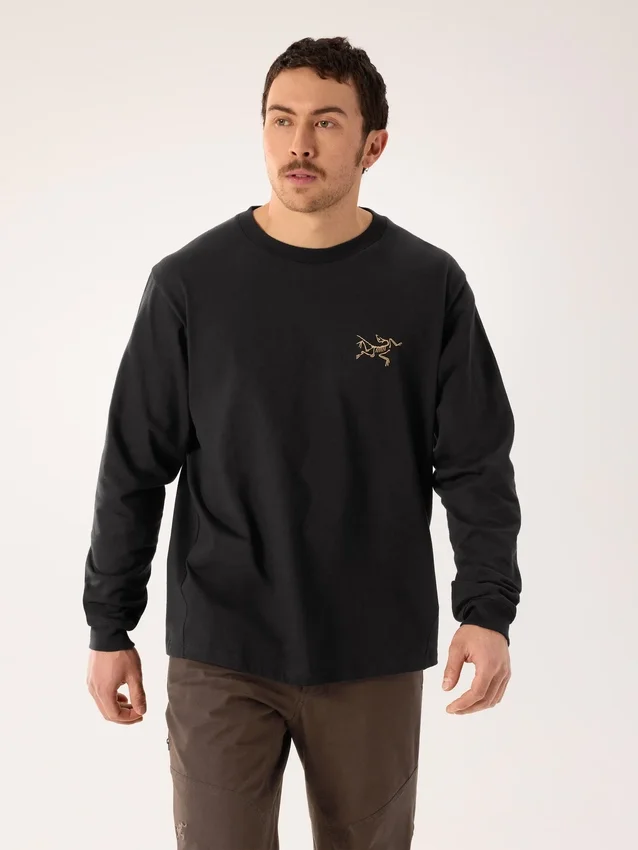 Camicia da uomo Kragg in cotone a maniche lunghe