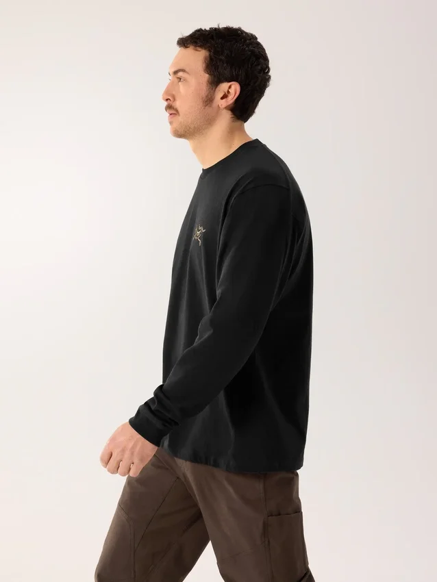 Camicia da uomo Kragg in cotone a maniche lunghe