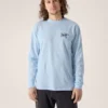 Camicia da uomo Kragg SL in cotone con motivo a uccelli a maniche lunghe