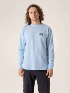 Camicia da uomo Kragg SL in cotone con motivo a uccelli a maniche lunghe
