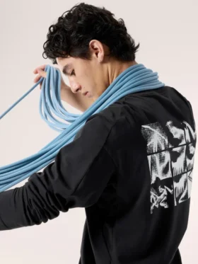 Camicia da uomo Kragg SL in cotone con motivo a uccelli a maniche lunghe