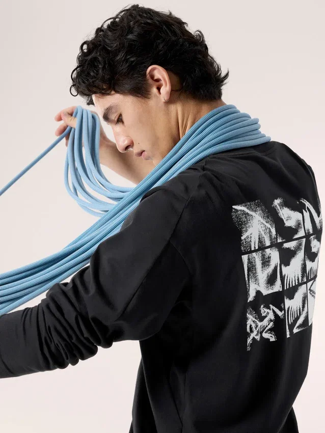 Camicia da uomo Kragg SL in cotone con motivo a uccelli a maniche lunghe
