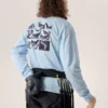 Camicia da uomo Kragg SL in cotone con motivo a uccelli a maniche lunghe