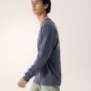 Camicia da uomo Kragg SL in cotone con motivo a uccelli a maniche lunghe