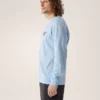 Camicia da uomo Kragg SL in cotone con motivo a uccelli a maniche lunghe