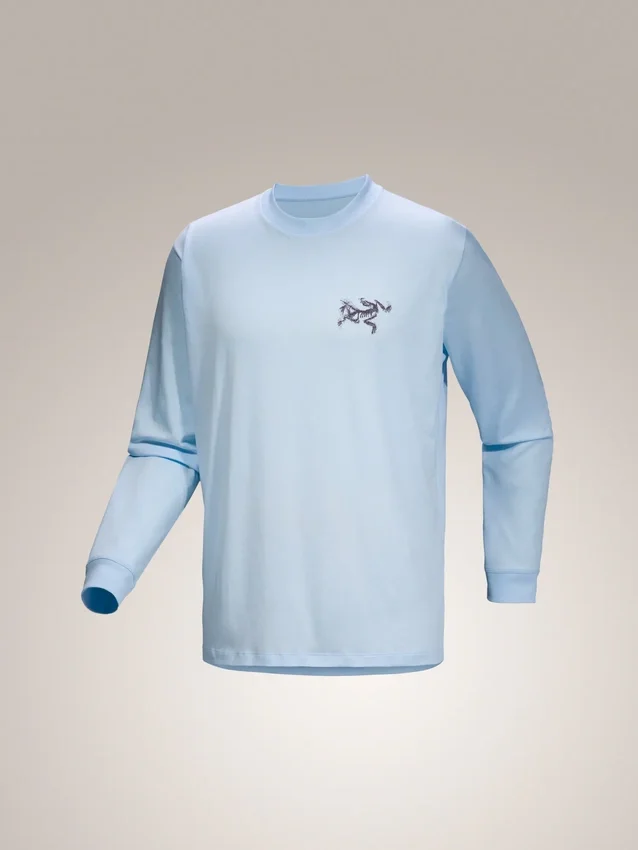 Camicia da uomo Kragg SL in cotone con motivo a uccelli a maniche lunghe