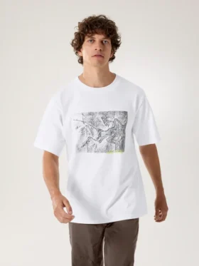Camicia Kragg Lithographica in cotone SS da uomo