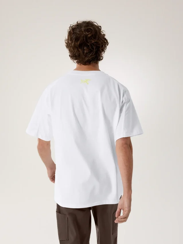 Camicia Kragg Lithographica in cotone SS da uomo