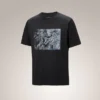 Camicia Kragg Lithographica in cotone SS da uomo
