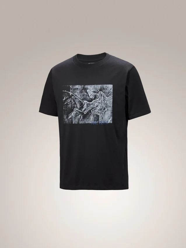 Camicia Kragg Lithographica in cotone SS da uomo