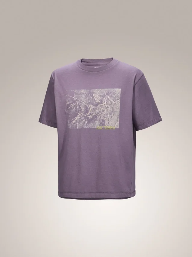 Camicia Kragg Lithographica in cotone SS da uomo
