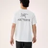 Camicia Kragg SL in cotone con stampa “Bird Word” a maniche corte da uomo