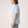 Camicia Kragg SL in cotone con stampa “Bird Word” a maniche corte da uomo