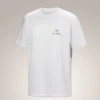 Camicia Kragg SL in cotone con stampa “Bird Word” a maniche corte da uomo