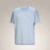Camicia Kragg SL in cotone con stampa “Bird Word” a maniche corte da uomo