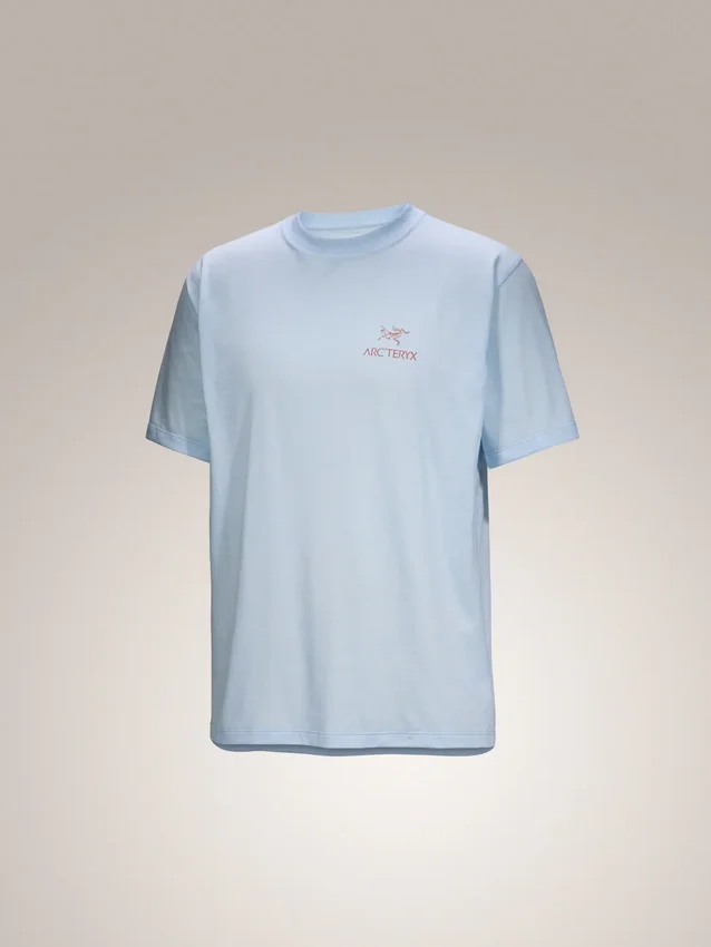 Camicia Kragg SL in cotone con stampa “Bird Word” a maniche corte da uomo