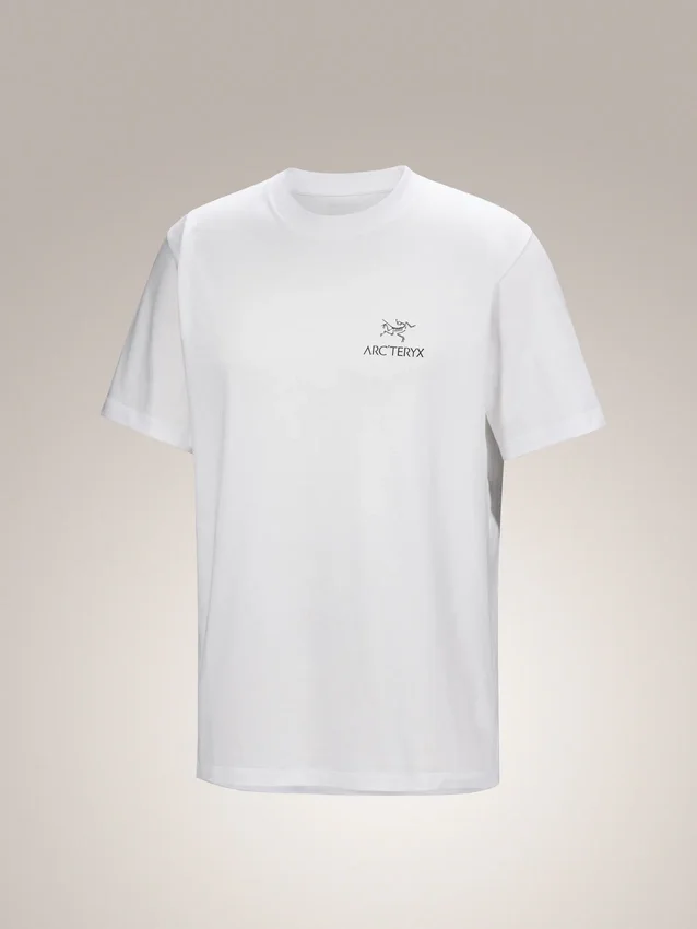 Camicia Kragg SL in cotone con stampa “Bird Word” a maniche corte da uomo