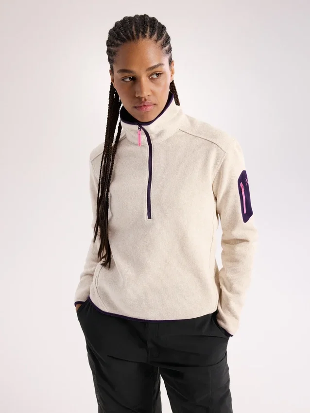 Covert 1/2 Zip Neck da donna