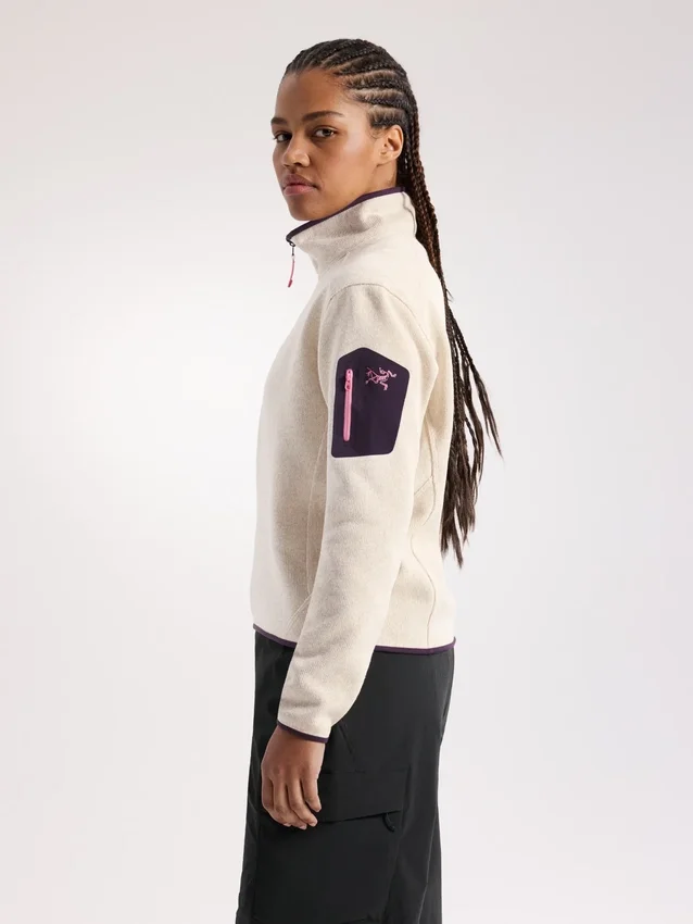 Covert 1/2 Zip Neck da donna