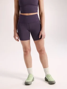 Essent Pantaloncini utility a vita alta da donna, 6"