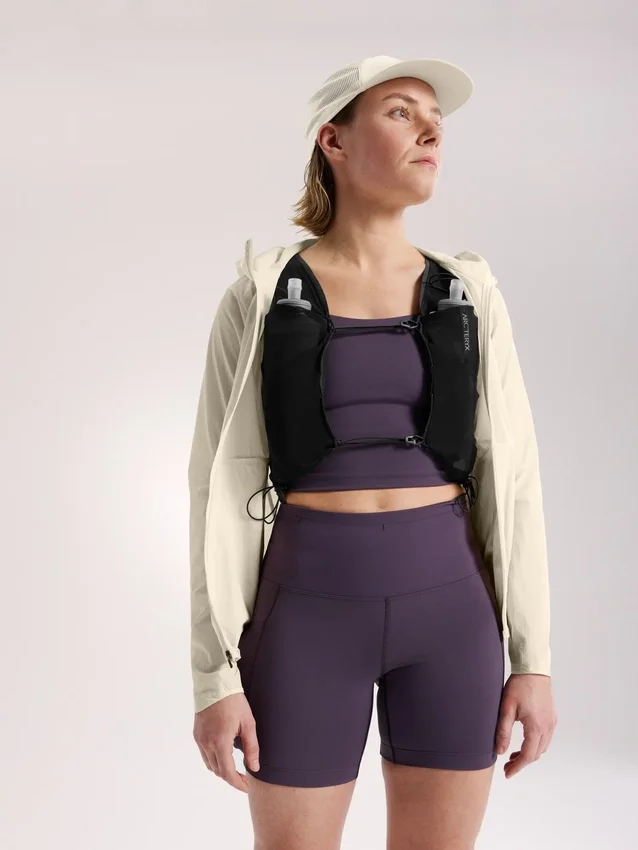 Essent Pantaloncini utility a vita alta da donna, 6"