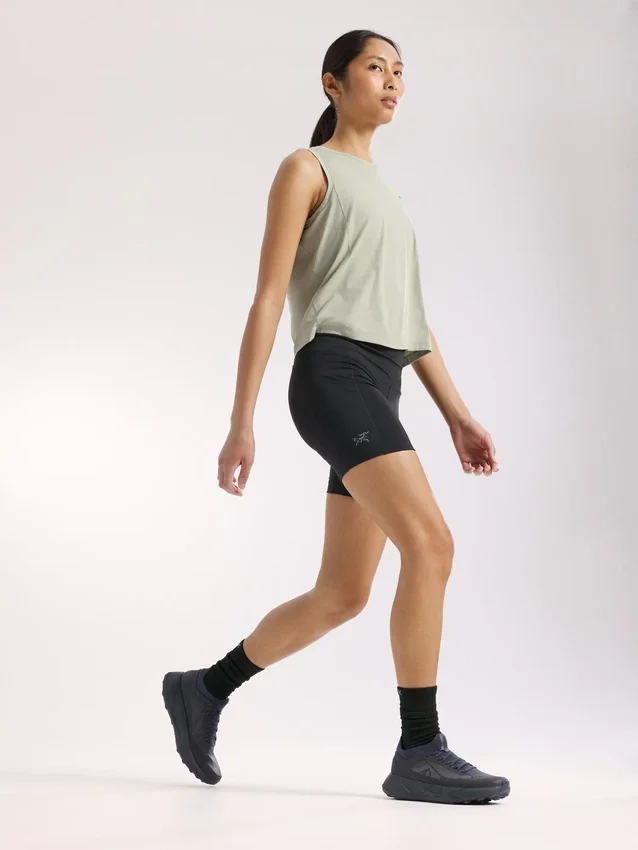 Essent Pantaloncini utility a vita alta da donna, 6"