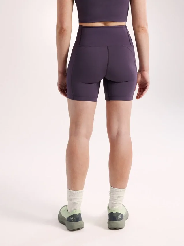 Essent Pantaloncini utility a vita alta da donna, 6"