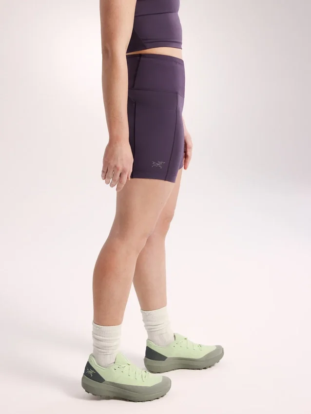 Essent Pantaloncini utility a vita alta da donna, 6"