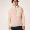 Felpa con cappuccio e mezza zip Ossa da uomo