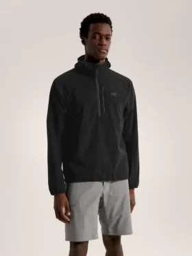 Felpa con cappuccio e mezza zip Ossa da uomo