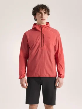 Felpa con cappuccio e mezza zip Ossa da uomo