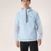 Felpa con cappuccio e mezza zip Ossa da uomo