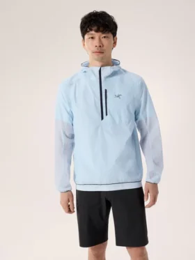Felpa con cappuccio e mezza zip Ossa da uomo