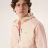 Felpa con cappuccio e mezza zip Ossa da uomo