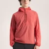 Felpa con cappuccio e mezza zip Ossa da uomo
