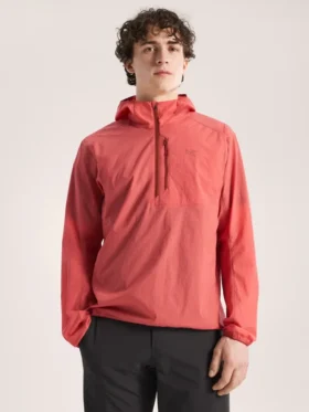Felpa con cappuccio e mezza zip Ossa da uomo