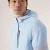 Felpa con cappuccio e mezza zip Ossa da uomo
