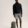 Felpa con cappuccio e mezza zip Ossa da uomo